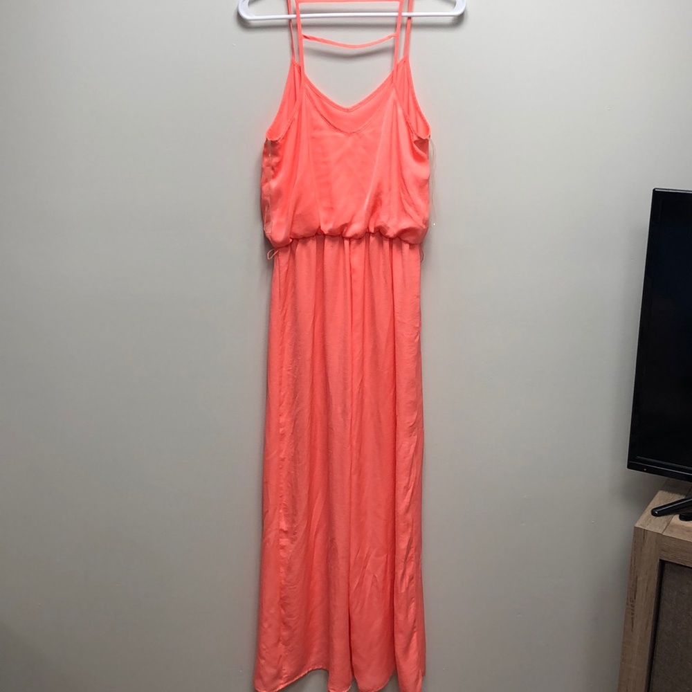 Jodi Kristopher Pink Long Dress Medium